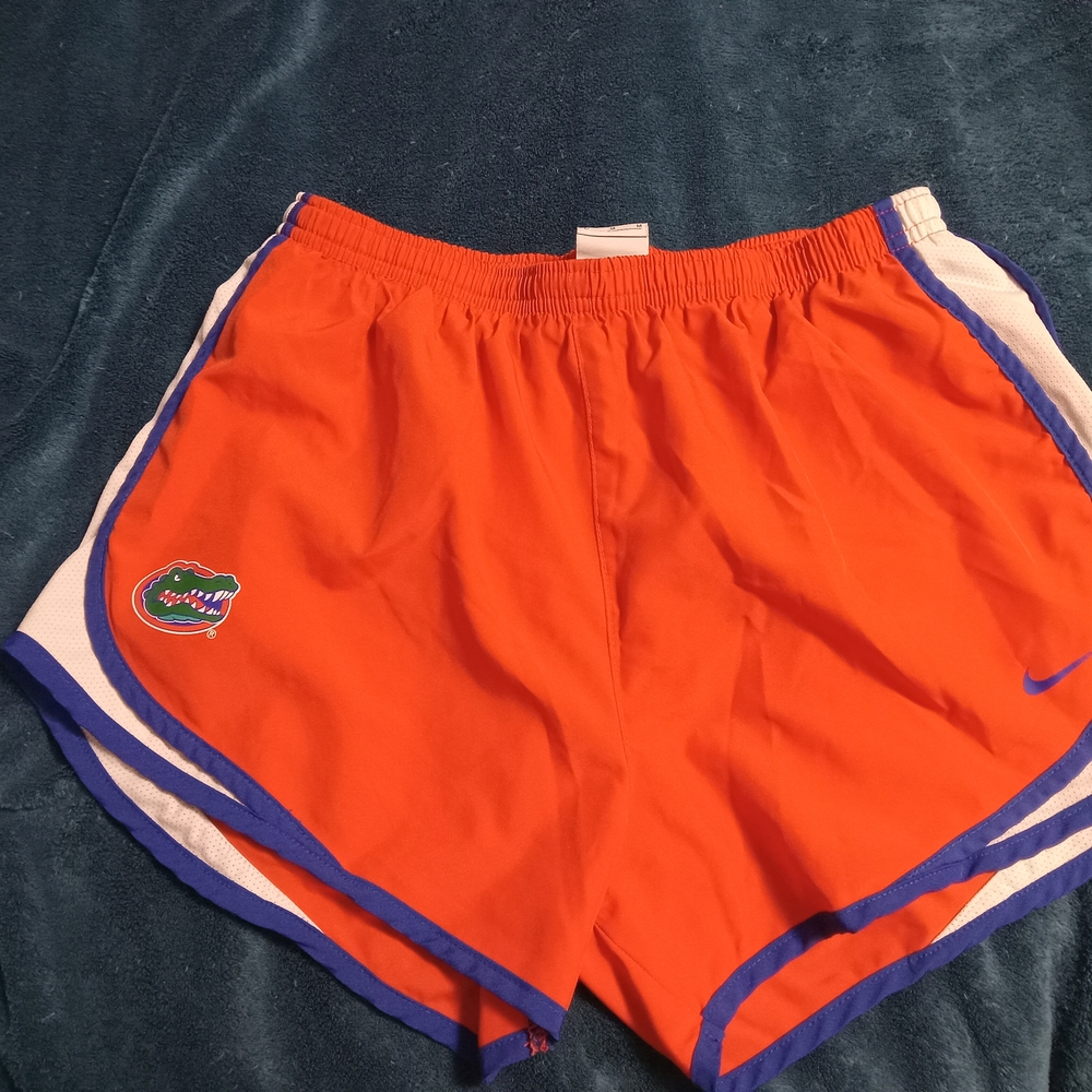 Nike Women's Orange Athletic Shorts
